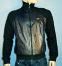 Mens Black High Neck Full Zip Sweatshirt