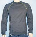 Mens Dark Grey Round Neck Sweatshirt