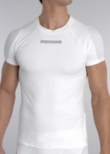 Mesh Panels round neck t-shirt