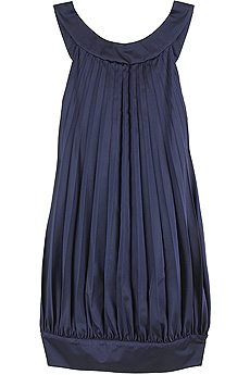 Pleated tulip dress