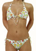 Vintage Flower triangle bikini set