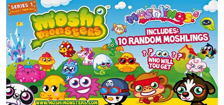 Moshi Monsters Moshling Figures Value 10 Pack -