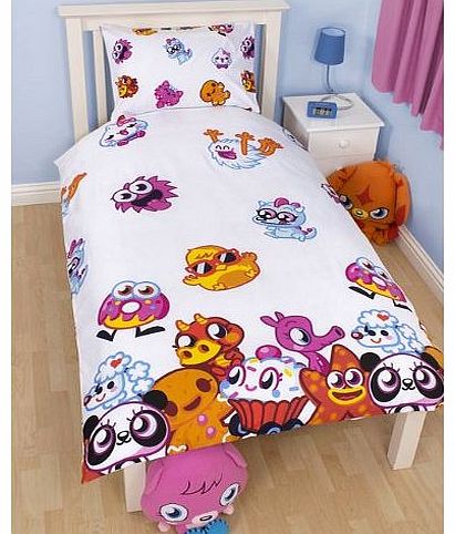 Moshlings Single Rotary Duvet Cover + Moshi Monsters Tapered Shade. 100% Official Merchandise