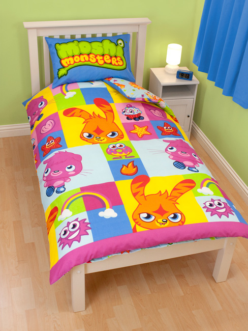 Moshi Monsters Single Rotary Duvet Cover and