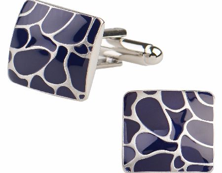 Moss 1851 Blue Mosaic Cufflinks