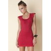 Motel Chicka Dress - Red/Black Beads