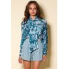 Motel Helter Blouse in Cherub Blue