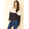 Lou Jumper in Cream and Navy
