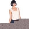 motel Piper Crop-Top - Cream/Nude