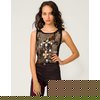 Motel Rocks Motel Angel Sequin Top in Antique Silver