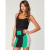 Motel Rocks Motel Annette Colour Block Dress in Green