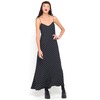 Motel Rocks Motel Anya Maxi Dress in Black Polka Dot Print