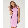 Motel Rocks Motel Audrey Silhouette Dress in Dusky Pink