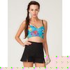 Motel Rocks Motel Bernice Bralette in Turquoise Optical