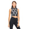 Motel Rocks Motel Bianca Top in Black and Cream Sunflower Lace