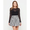 Motel Cherry Pie PU Skirt Dress in Black and