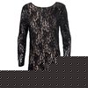 Motel Rocks Motel Damita Mini Dress in Black Sequin Lace and