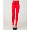Motel Rocks Motel Donella High Waist Skinny Pant in Red
