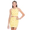 Motel Rocks Motel Folly Strappy Crop Top In Lemonade