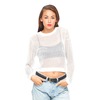 Motel Rocks Motel Frydah Long Sleeve Knit Top in White