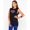 Motel Rocks Motel Hollie Sleeveless Black Shirt with Sequin