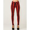 Motel Rocks Motel Jordan Skinny Jean in Crimson Black Stripe