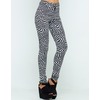 Motel Rocks Motel Jordan Skinny Jeans in Square Eyes Print