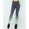 Motel Rocks Motel Jordan Skinny Jeans in Vertical Square Print