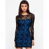 Motel Rocks Motel Jude Bodycon Lace Dress in Turquoise and