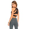 Motel Rocks Motel Kara Cut Out Crop Top in Black