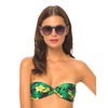 Motel Rocks Motel Knox Bandeau Bikini Top in Tropical