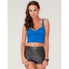 Motel Rocks Motel Larry Bralette Crop in Royal Blue
