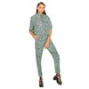 Motel Leigh Cropped Box Shirt in Static Mint