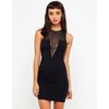 Motel Rocks Motel Lilo Cut Out Mini Dress in Black with