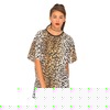 Motel Rocks Motel Major Oversized Tee in Wild Animal Print