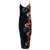 Motel Marley Long Dress in Black Fiji Placement