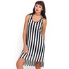 Motel Rocks Motel Merribell Racer Back Dress in Black and