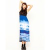 Motel Rocks Motel Miranda Sleeveless Maxi Dress in Purple