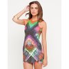 Motel Rocks Motel New Zoe Bodycon Dress in Batik Tie Dye