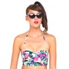 Motel Rocks Motel Opal Halter Neck Bikini Top in Cottage