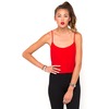 Motel Rocks Motel Petty Strappy Crop Top in Red