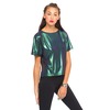 Motel Rocks Motel Plazma Tee In Iridescent Green