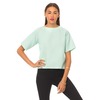 Motel Rocks Motel Razma Structured Tee in Mint Waffle