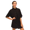 Motel Rocks Motel Stella Shirt Dress in Black