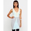 Motel Rocks Motel Steph Scuba Dress in Grey, Mint and Lemon
