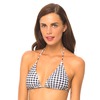 Motel Rocks Motel Sugar Halter Neck Bikini Top in Gingham