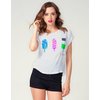 Motel Rocks Motel Tina Crop T-Shirt in Lolz Lolly Print
