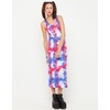 Motel Ruth Maxi Sleeveless Dress in Tie Dye Print