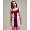 Motel Sherry Dress in Black, Wine and Silver