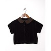 Motel Vintage Andy Collared Crop Blouse 0118 ONE